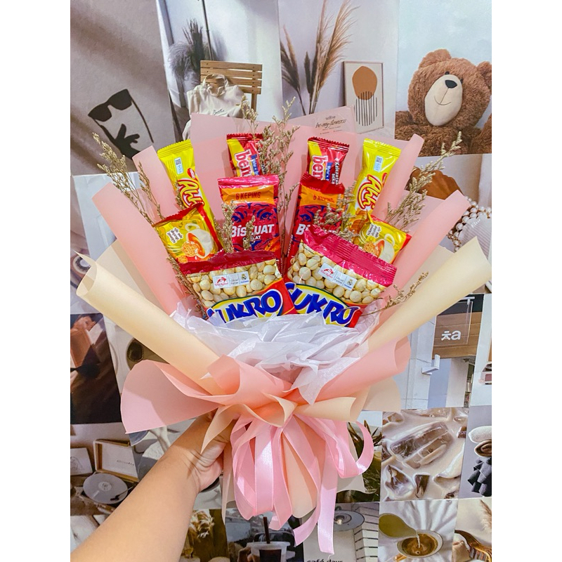 

Snack Bouquet Premium Buket snack jajan request