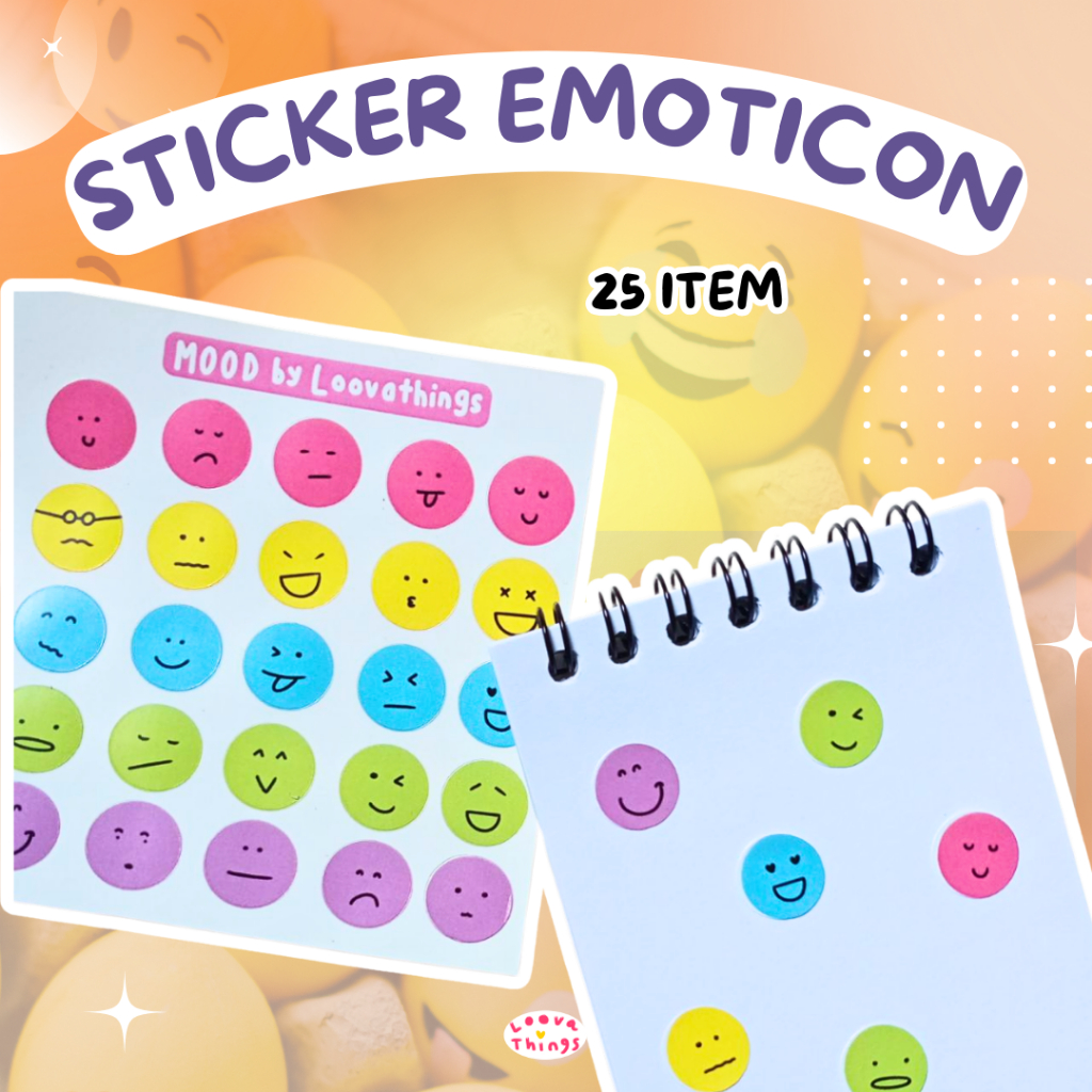 

MOOD STICKER | DOT EMOJI STIKER BUJO | STIKER DECO SMILEY Face Sticker Emoji Deco warna stample stamp penilaian guru reward sekolah anak Jurnal Diary Scrapbook Stiker Emoji Stiker Colourful Smile Sad Face edukasi seal mini murah meriah ekspresi expression