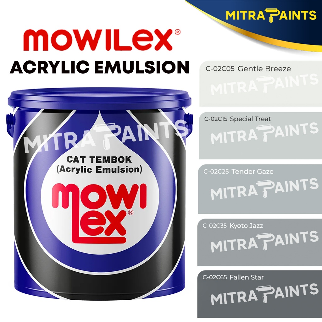 CAT TEMBOK MOWILEX ACRYLIC EMULSION 2,5 LITER / CAT AKRILIK ABU-ABU