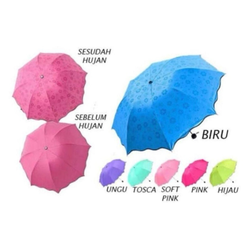 Payung lipat custom logo