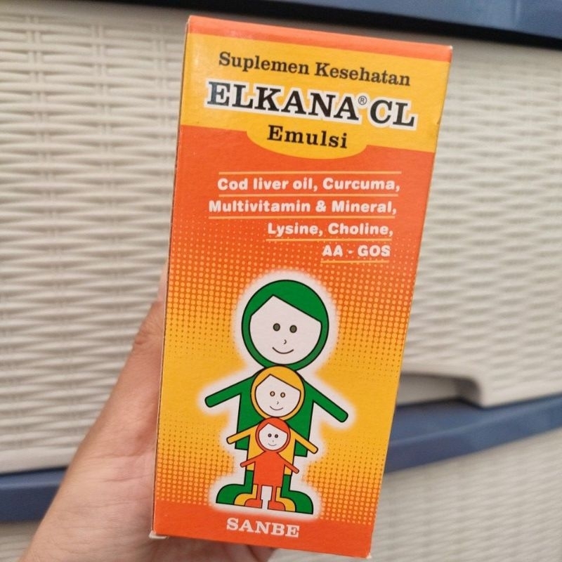 ELKANA CL emulsi sirup 120ml kalsium anak ibu hamil dan menyusui