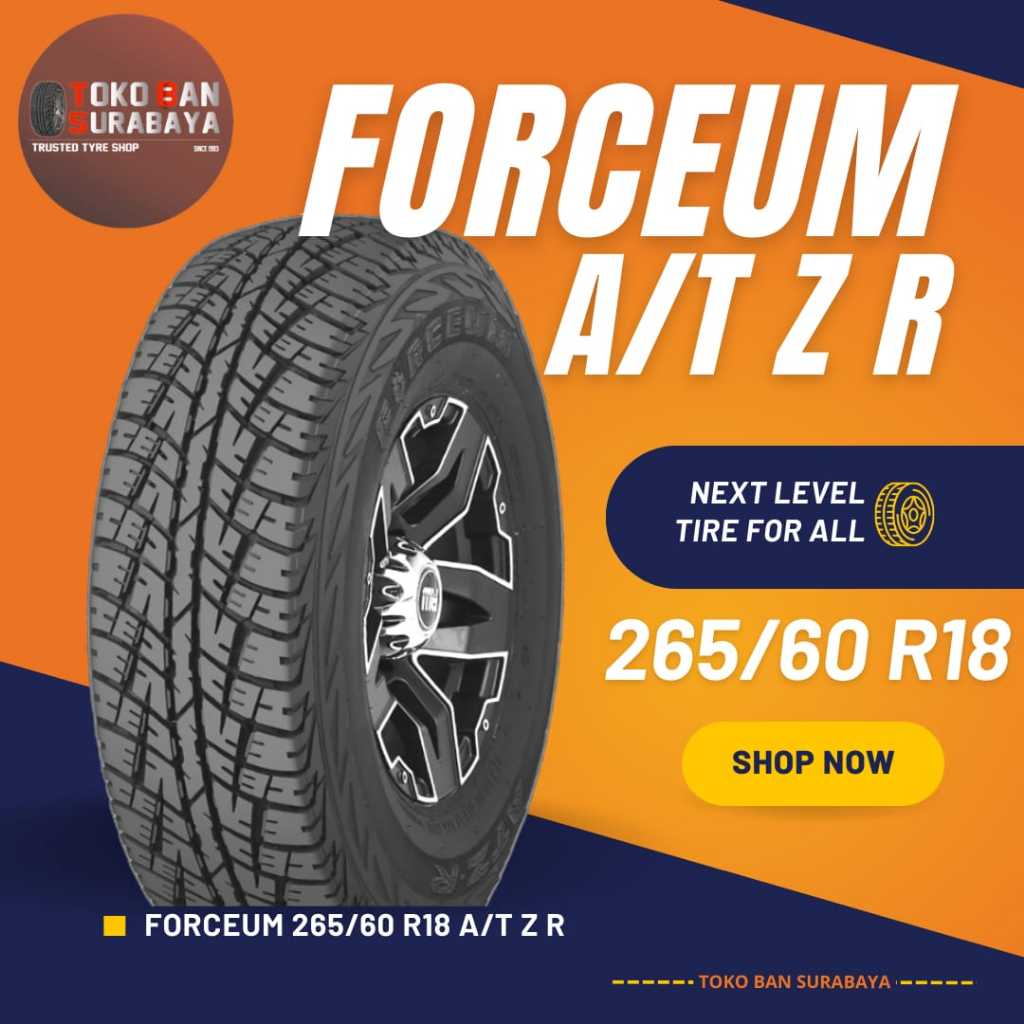 FORCEUM 265/60 R18 265/60R18 26560R18 26560 R18 265/60/18 R18 R 18 A/T ZR ATZR A/T Z R A/TZ R A T Z 