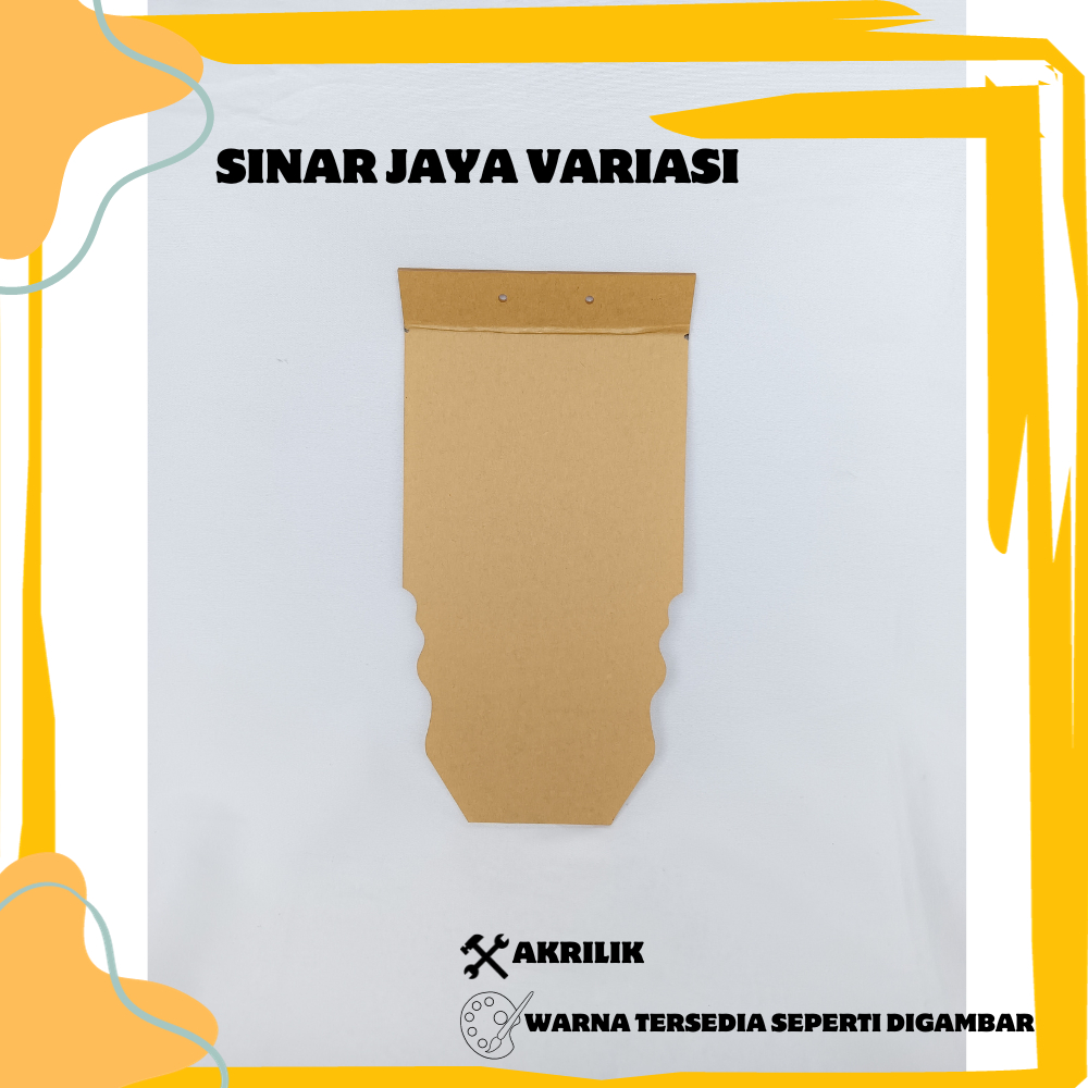 MUDFLAP AKRILIK SONIC MIKA AKRILIK PELINDUNG SHOCK BELAKANG SONIC