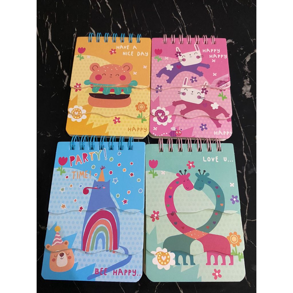 

Memo spiral mix karakter lucu karakter memopad