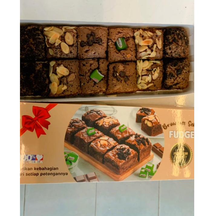 

Brownies Panggang Fudge Skat Premium Kunang Kunang