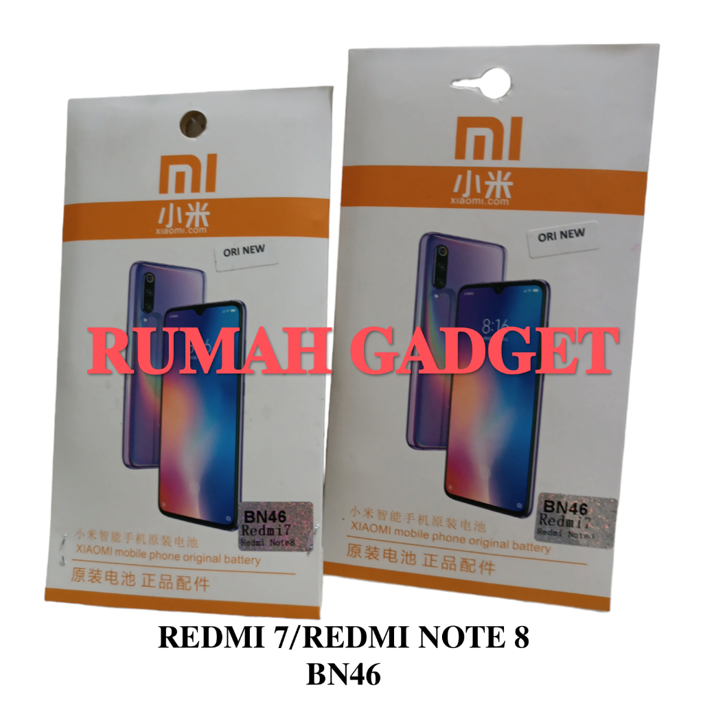 BATERAI REDMI 7 REDMI NOTE 8 BN46 HIPPO/VIZZ/LIFE FUTURE