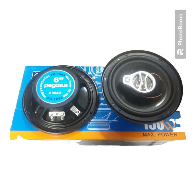 speaker pintu mobil 6 inch pegasus speaker coaxial 3 way