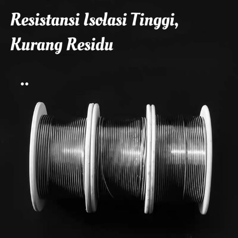 Lead Roll 0.8mm 100 gram 63/27 Wire Tinol Tenol Elektronik / Timah Solder 100g 0.8mm