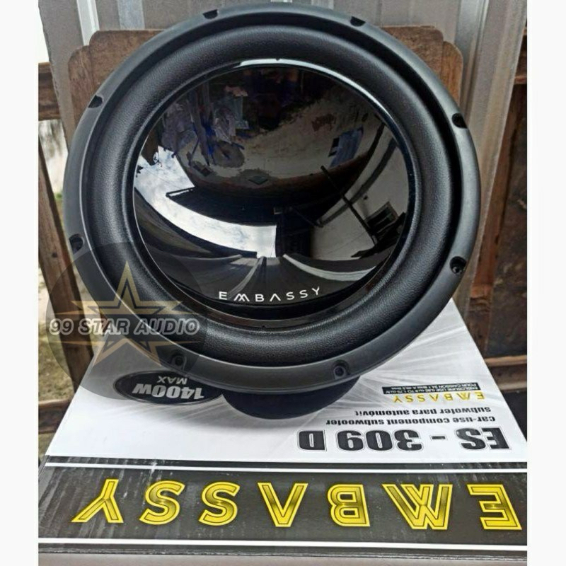 SUBWOOFER EMBASSY ES 309 D 309D 1400WATT BADAK