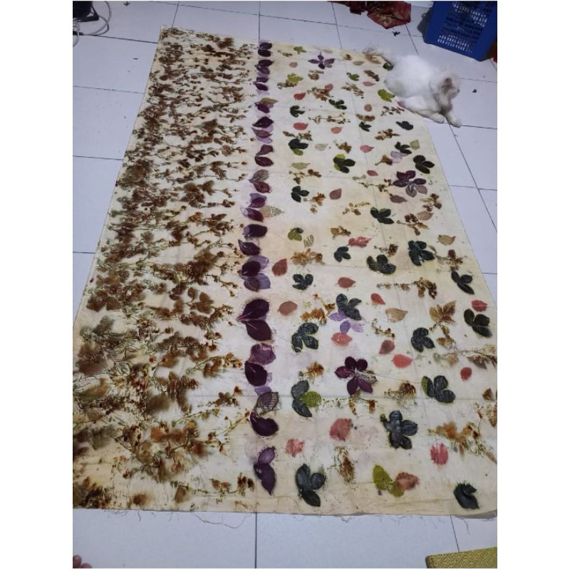kain batik Ecoprint kain katun