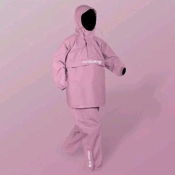 Jas Hujan Wanita peakglory original pink