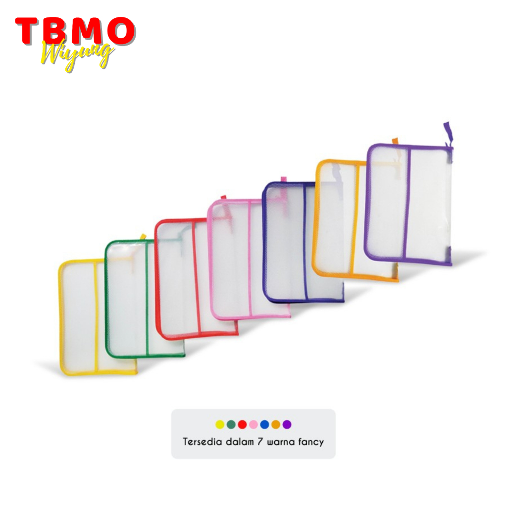 

TBMO Zipper Bag BIG 7001 Map Plastik Resleting F4 Folio