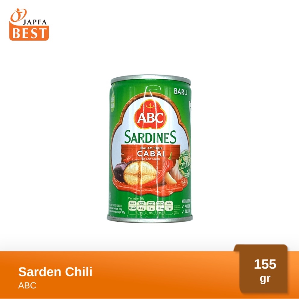 

[♔ A93➤] ABC Sarden Saus Cabai 155gr [304]