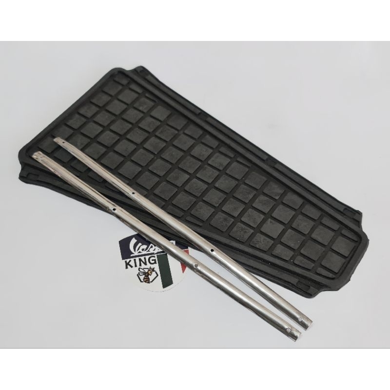 lis karet lidah tengah vespa Px Ps karet karpet lantai tengah vespa Px Ps