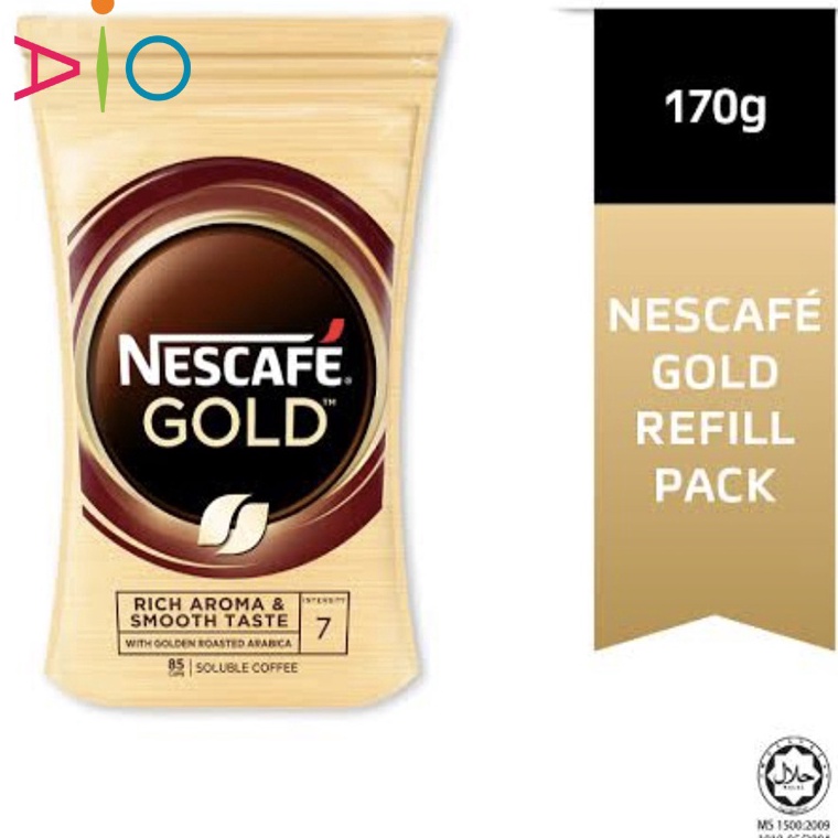 

[ΩD89➤] Refill Nescafe Gold 170gram [190]
