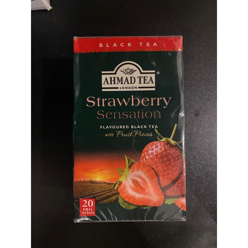 

AHMAD TEA LONDON - STRAWBERRY 20 BAGS