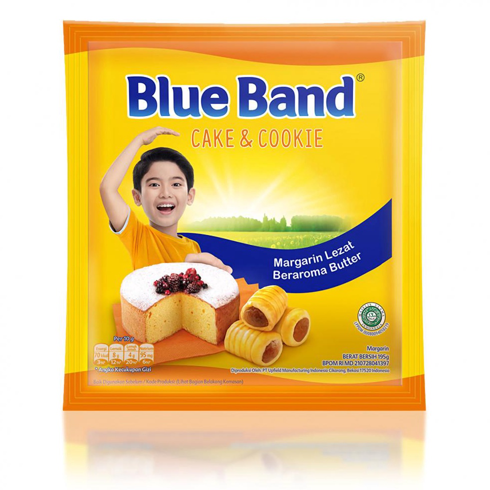 

[☝X3/] BLUE BAND Cake And Cookie Sachet 200gr / Blueband CnC BEST PRICE Langsung proses