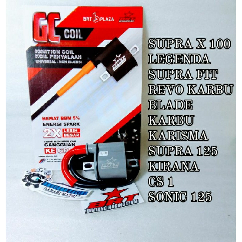SUPER GC COIL BRT KOIL / KUIL KARISMA 125 SUPRA X 125 KIRANA REVO ABSOLUTE BLADE 110 LEGENDA SUPRA F
