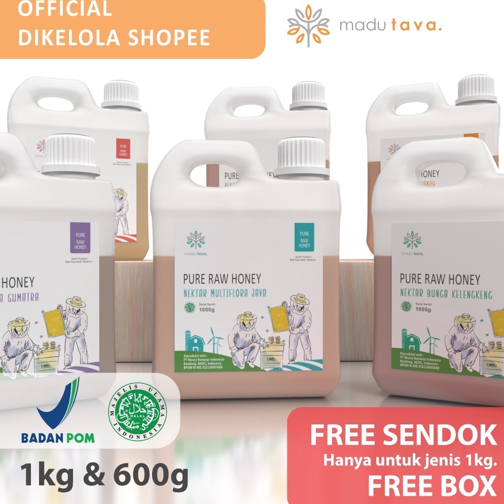 

[ΩP74\] Madu Asli Murni Tava Grade A Variant Nektar 100% Alami Pure Natural Raw Honey [238]