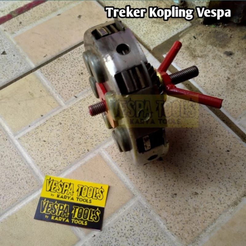 treker kopling vespa universal alat bongkar pasang kopling vespa