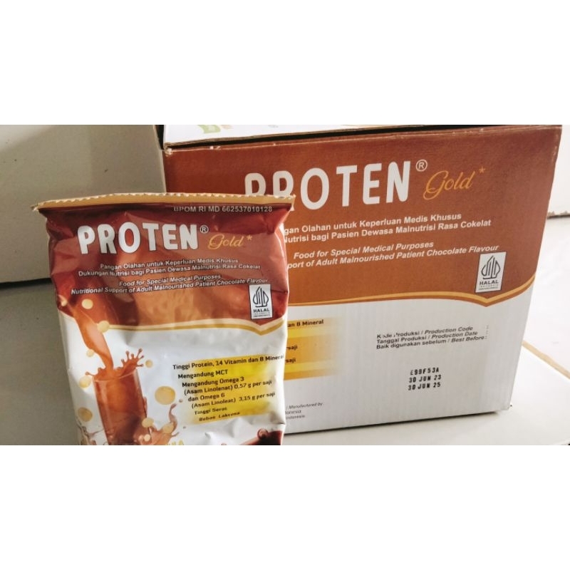 

Proten Gold COKLAT(Susu KedelaiTinggi Protein & Antioksidan)