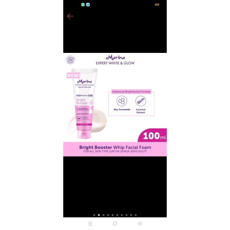 Marina Facial Foam Ewg 100ml