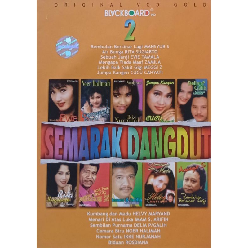 VCD ORIGINAL SEMARAK DANGDUT 2