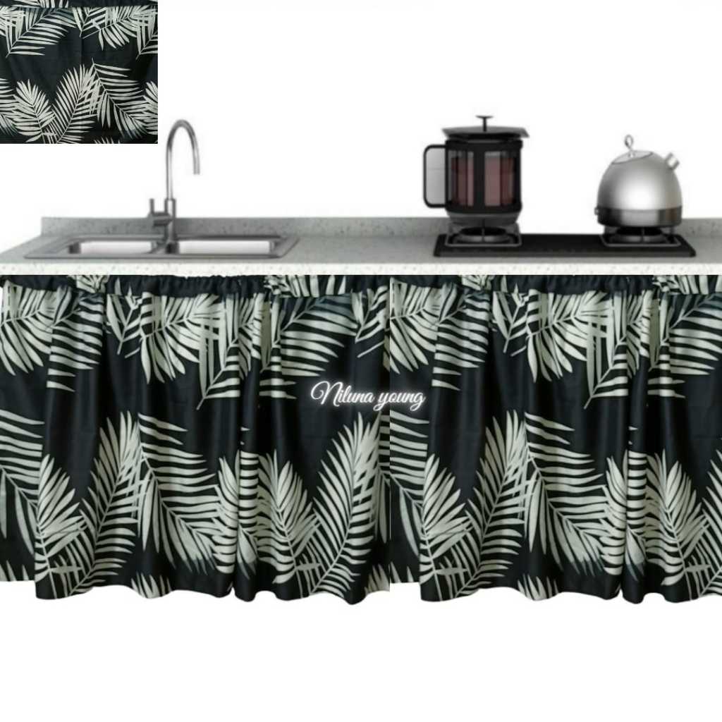 gorden kolong dapur starmoon gorden karakter motif bunga cute