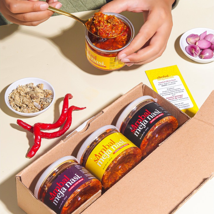 

Paket Sambal Merah Isi 3 Sambal Meja Nasi