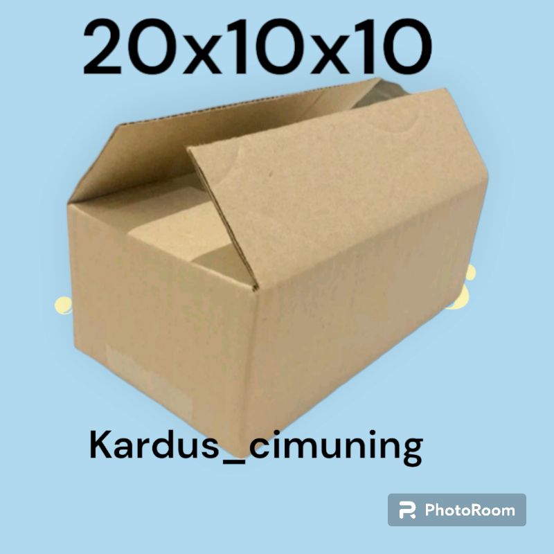 

kardus box packing 20x10x10