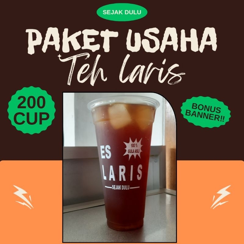 

PAKET USAHA ES TEH LARIS 200 CUP | PAKET USAHA MINUMAN VIRAL | PAKET JUALAN MINUMAN LARIS VIRAL | PAKET USAHA SIAP JUALAN MURAH