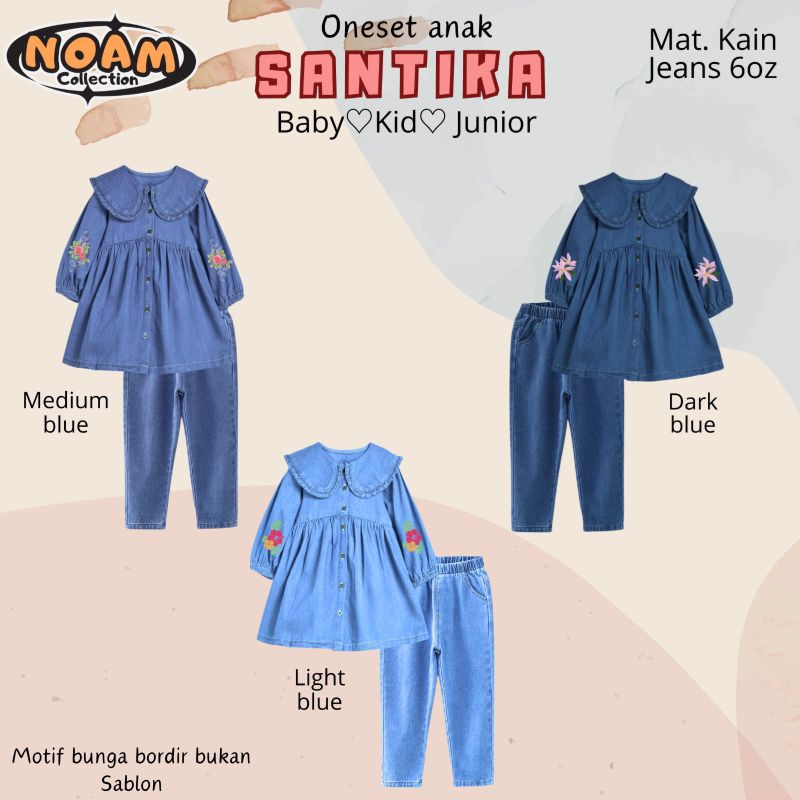CLOSE PO One Set Denim Santika Noam