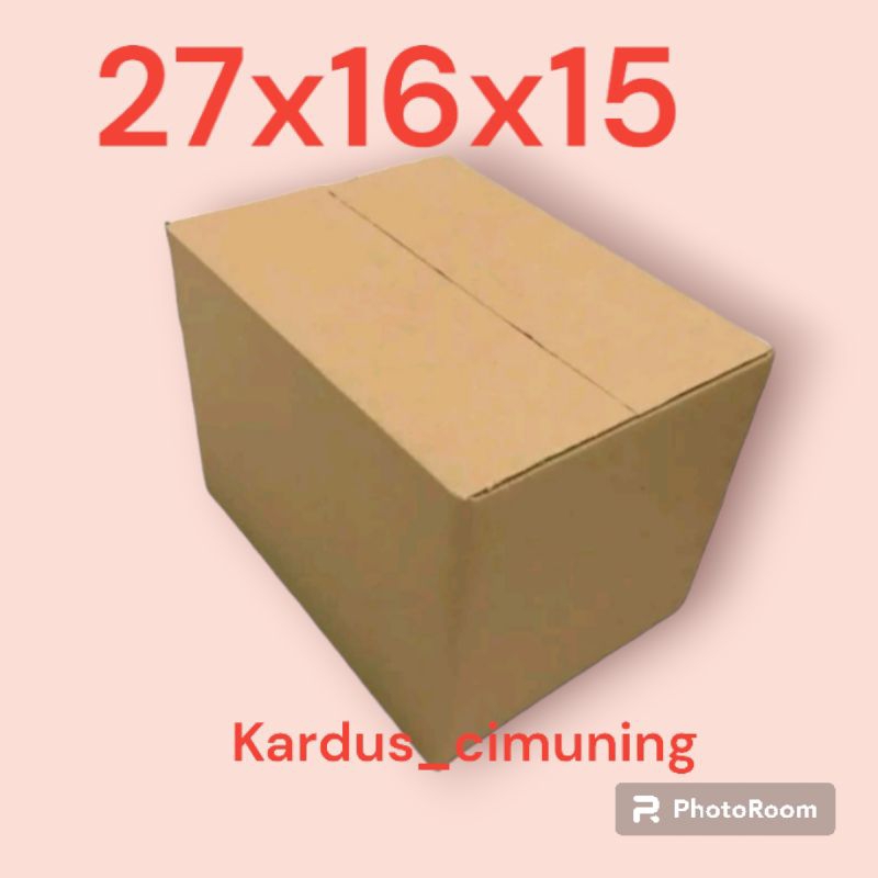 

kardus box packing 27x16x15
