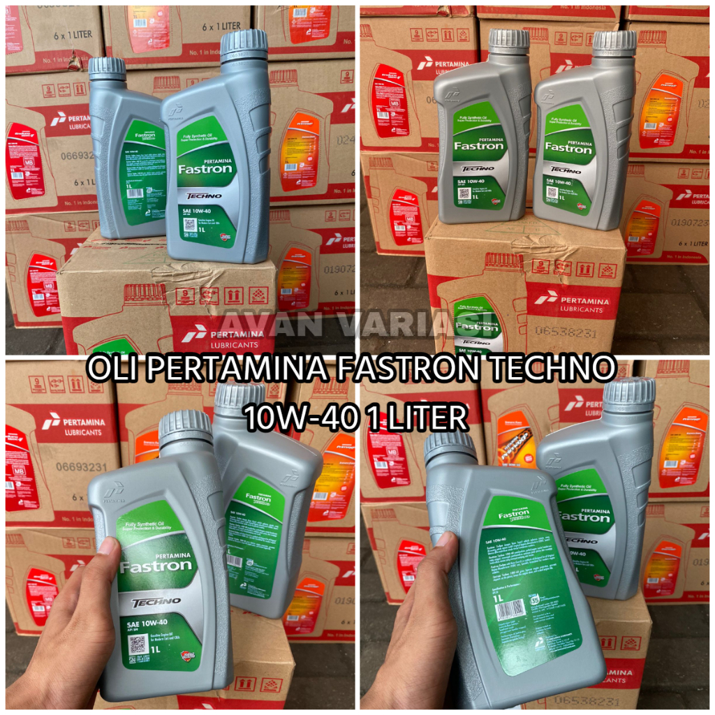 FASTRON TECHNO OLI MESIN MOTOR DAN MOBIL SAE 10W-40 1 LITER || OLI FASTRON TECHNO 10W-40 1 LITER