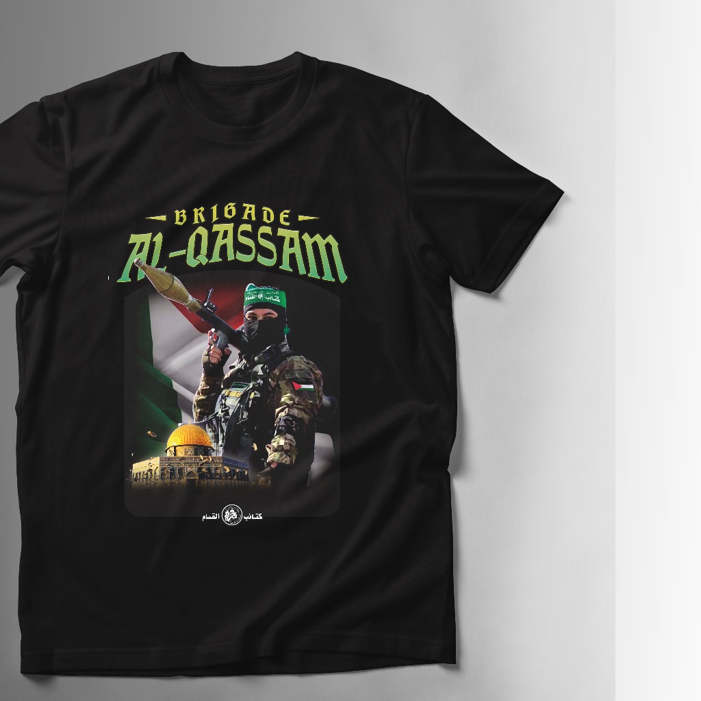 kaos baju Palestina Al- Qassam