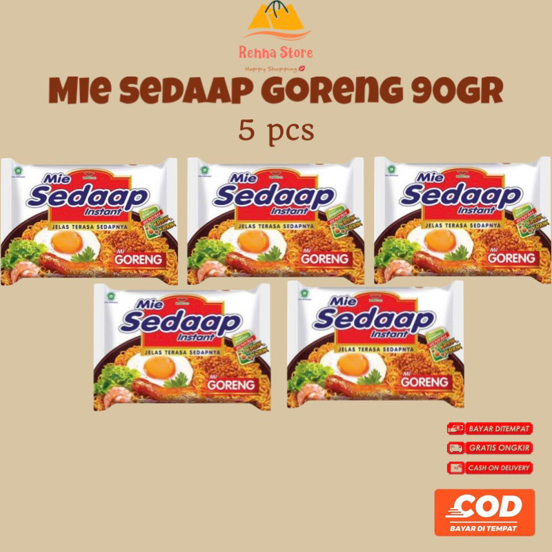 

MIE SEDAAP Goreng & Kuah (isi 5pcs) Soto Korean Baked Food Noodles