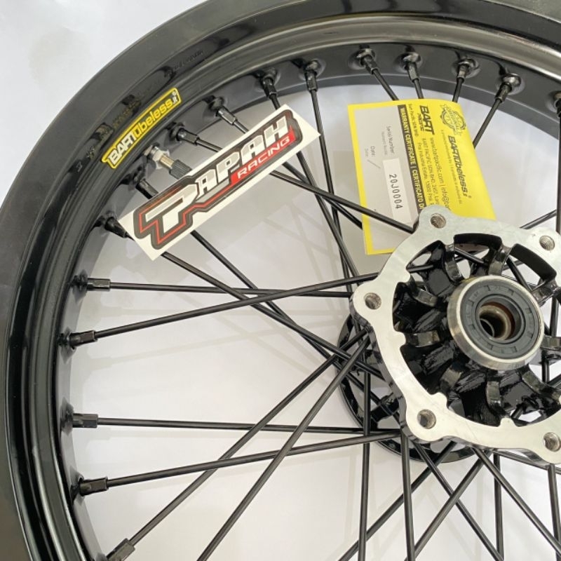 velg takasago supermoto klx 150 tubeles 3.00 dan 3.50