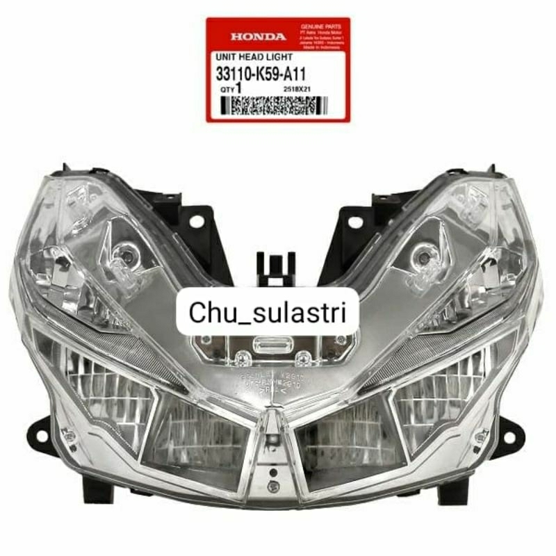 reflector, lampu depan LED VARIO.125,150 33110-K59-A11