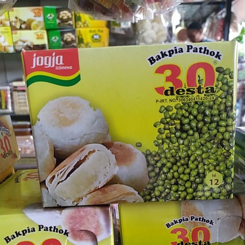 BAKPIA PATHOK 30 DESTA ASLI KACANG IJO 260gram