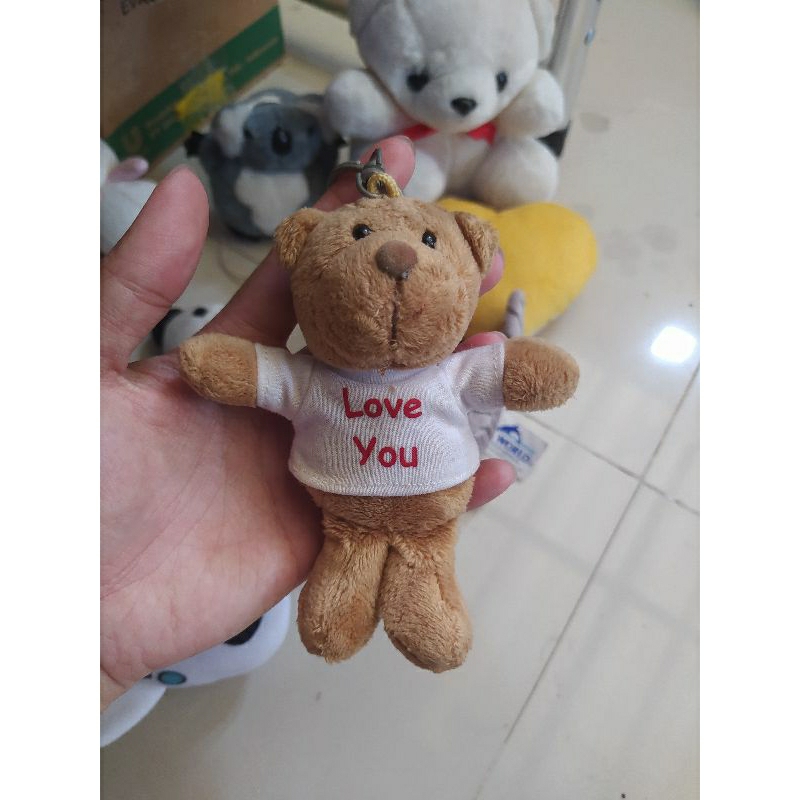 Boneka ganci Beruang Love U