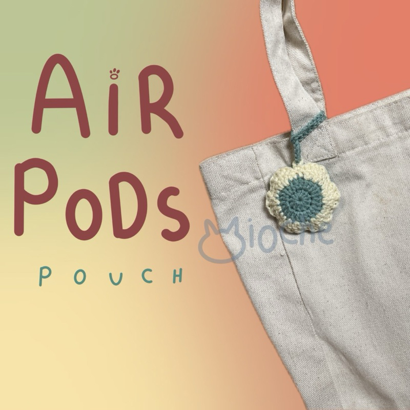 Airpods Pouch Crochet // Gantungan totebag