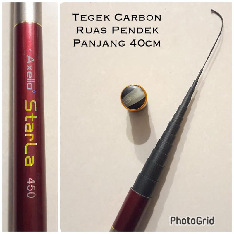 Joran Tegek Ruas Pendek 35cm Bahan Carbon Fukushima Small Eron