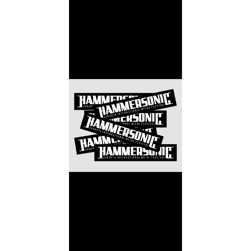 

Stiker HammerSonic 9pcs