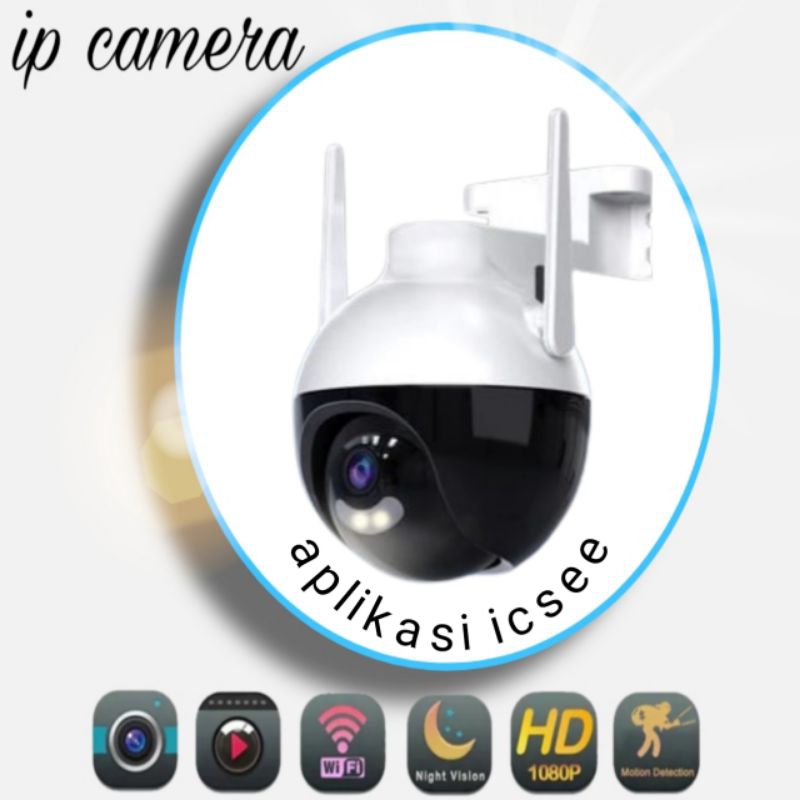 camera cctv wifi IP camera colorful PTZ outdoor v380 speed dome onvif cctv tanpa memory