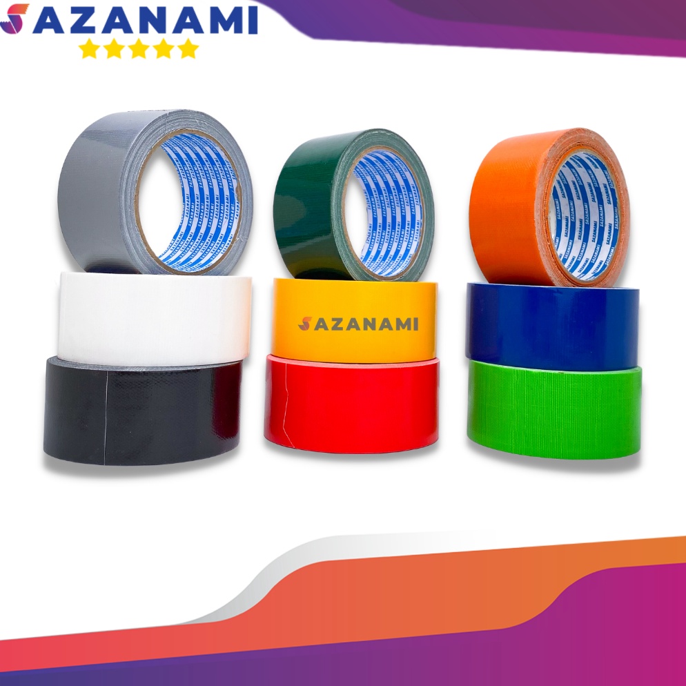 

[™V70➤] LAKBAN KAIN WARNA 2" X 12M CLOTH TAPE SAZANAMI Seller Now