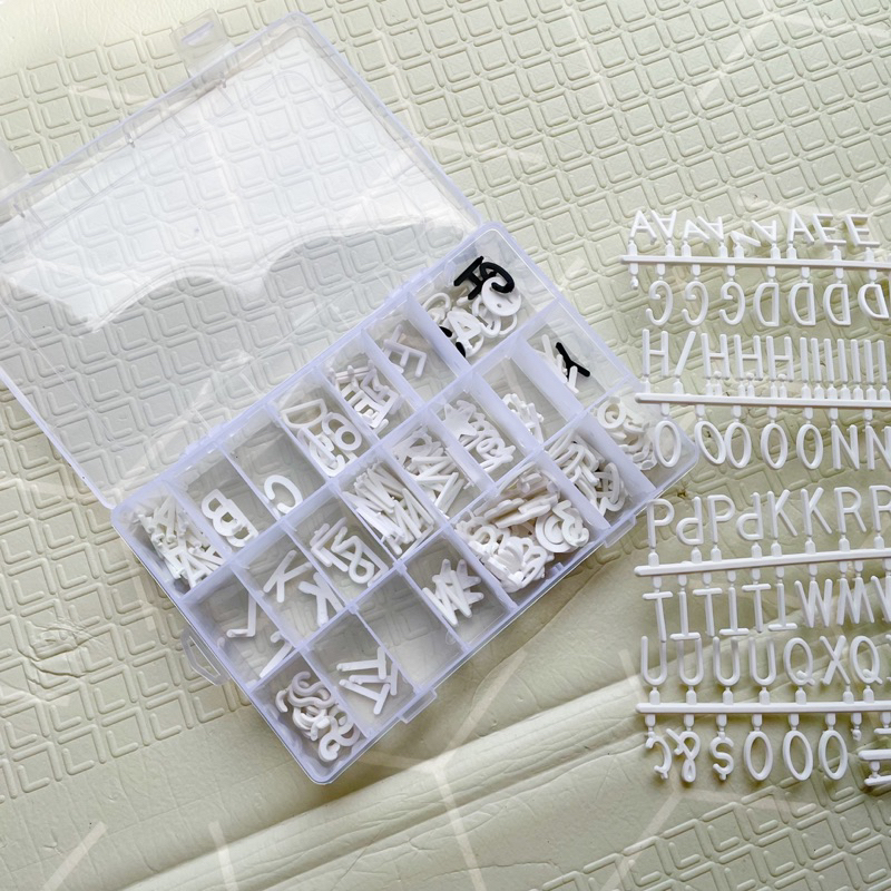 

TAMBAHAN PER HURUF DAN ANGKA LETTER BOARD