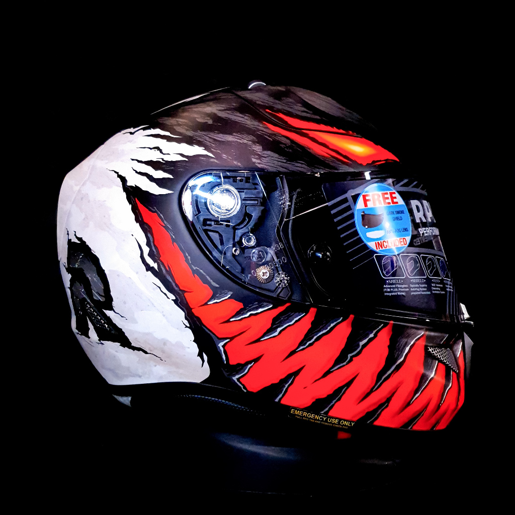 Helm HJC ORIGINAL RPHA 11 Anti Venom Size XXL [ Visor Segel ] [ Rasa Baru ] [ XXL ]