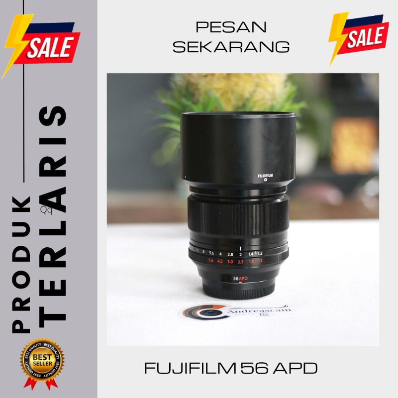 FUJIFILM 56MM XF FUJIFILM 56MM APD  F1.2 R FUJINON MULUS TINGGAL PAKAI