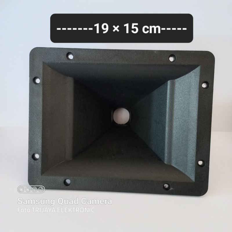 Horn Tweeter 19x15 CM Corong Tweeter Kotak 19x15cm Daun Tweeter
