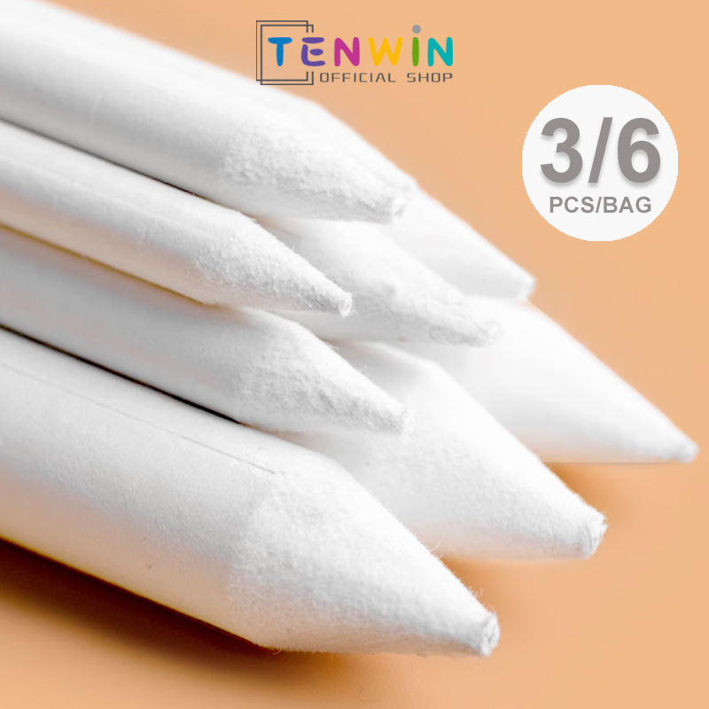 

3/6pcs Paper stump / Paper Pencil art product perlengkapan lukisan sketsa-Tenwin
